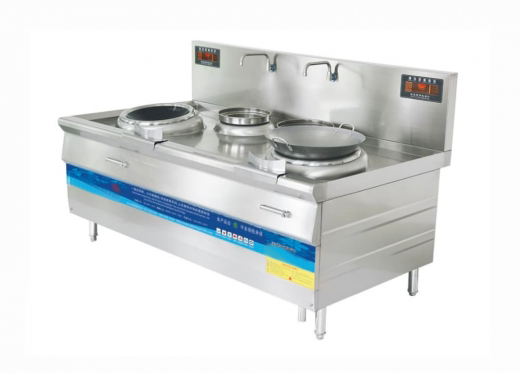 智能电磁双炒双尾小炒炉